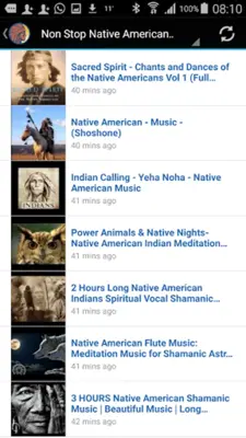 Native American Radio Stations android App screenshot 0