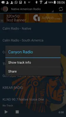 Native American Radio Stations android App screenshot 2